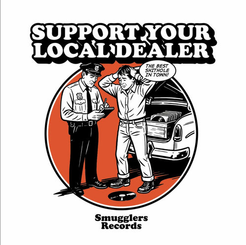 Smugglers T-shirt (Krime Support Your Local Dealer Design)