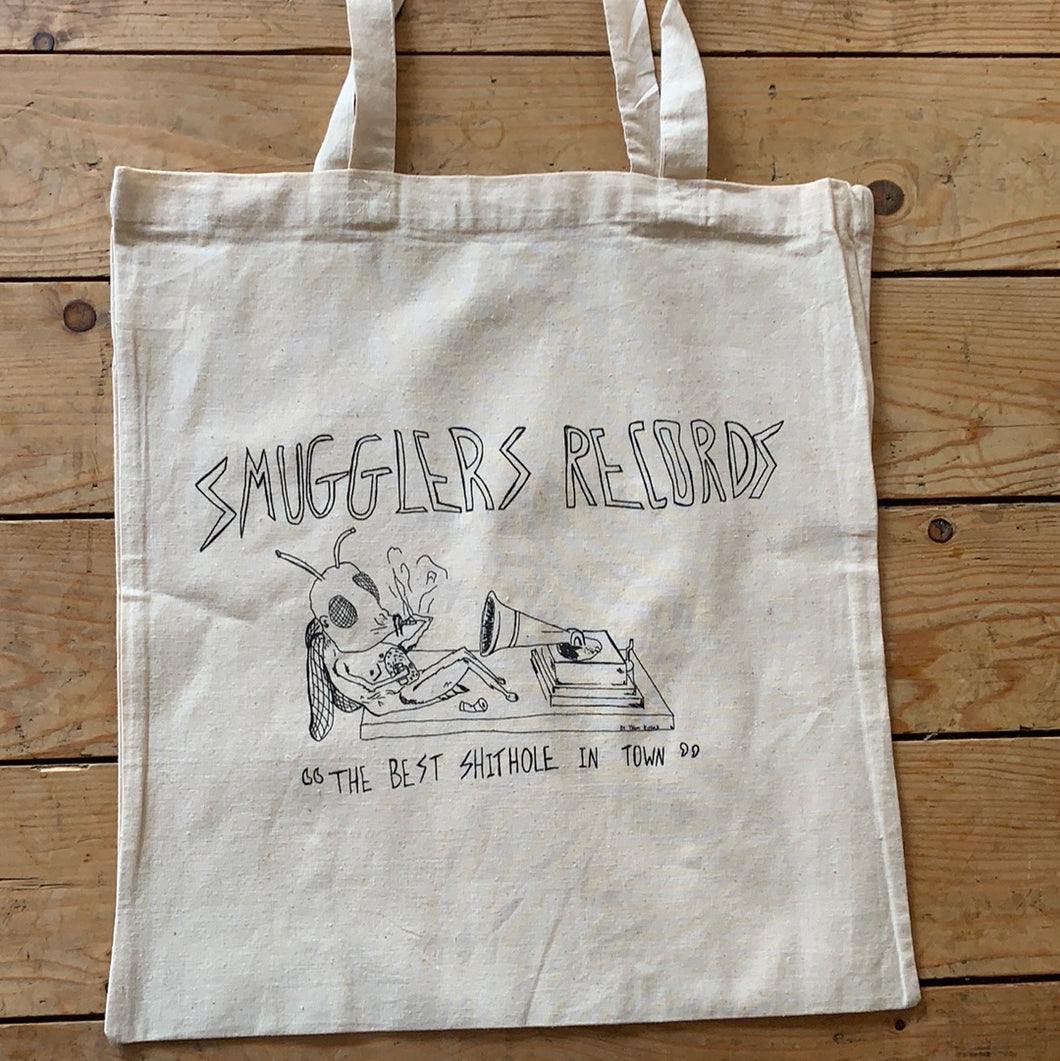 Smugglers Tote Bag (White, Thin Cotton)