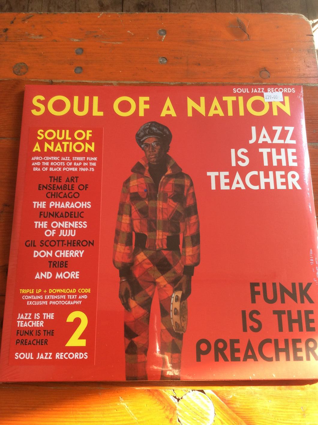 VA / Soul Jazz Records Presents - Soul of a Nation: Jazz is the Teacher, Funk is the Preacher - Afro-Centric Jazz, Street Funk and the Roots of Rap in the Black Power Era 1969-75