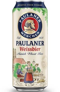 Paulaner Brewery - Hefe Weisse (Wheat Beer) 440ml can